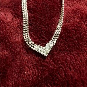 Jewelry w/ matching earrings Minor tarnishing on clasp See pic 4 stud ear rings